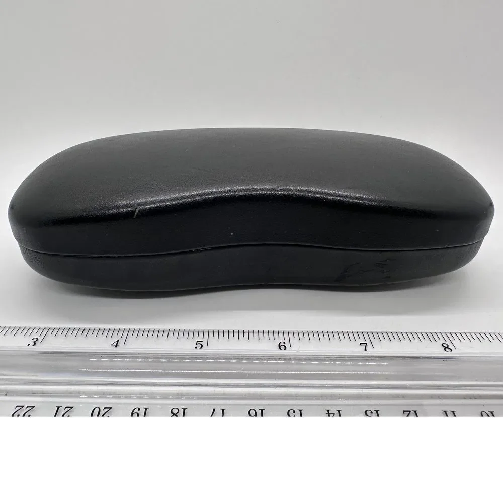 Ray-Ban Eyeglass SunGlass‎ Black Case ONLY With Light Brown Inside 7in